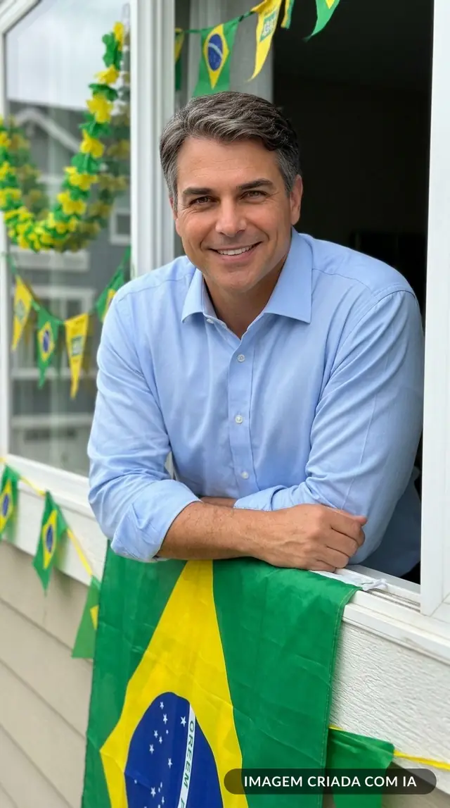 Bandeira na janela